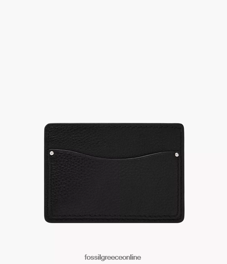 Fossil άνδρες θήκη για κάρτες anderson FVT06R1717 πορτοφόλι μαύρος