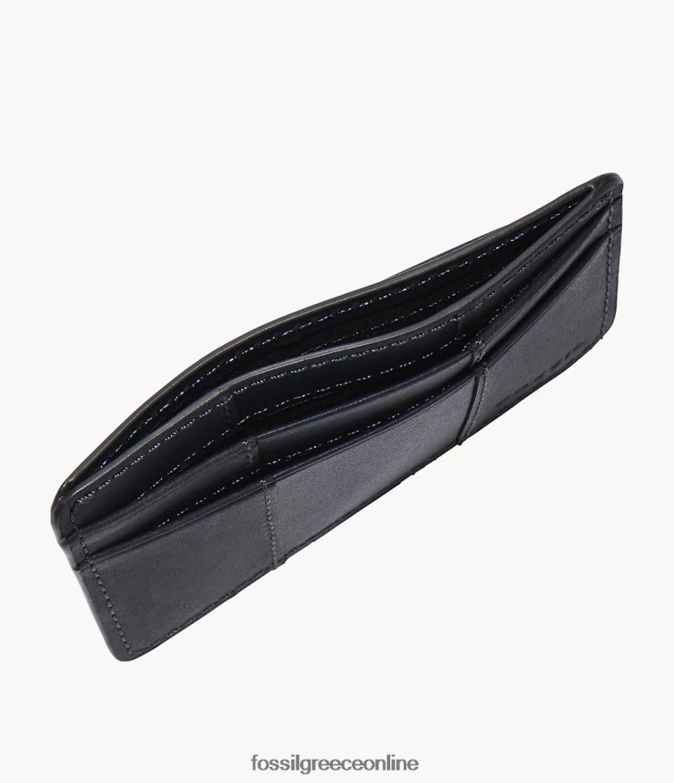 Fossil άνδρες θήκη για κάρτες everett FVT06R1719 πορτοφόλι ΠΟΛΕΜΙΚΟ ΝΑΥΤΙΚΟ