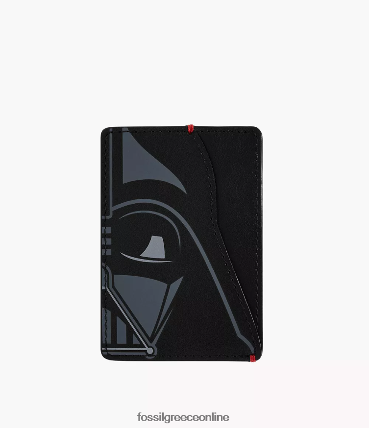 Fossil άνδρες θήκη για κάρτες star wars Darth Vader FVT06R1710 πορτοφόλι μαύρος