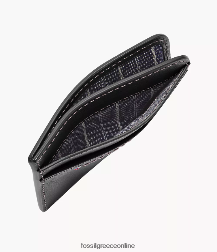 Fossil άνδρες θήκη για κάρτες tremont FVT06R1743 πορτοφόλι μαύρος