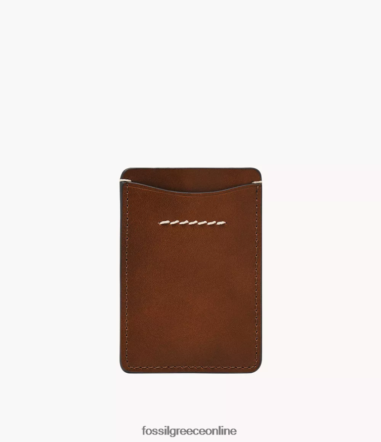 Fossil άνδρες θήκη για κάρτες westover FVT06R1739 πορτοφόλι καφέ