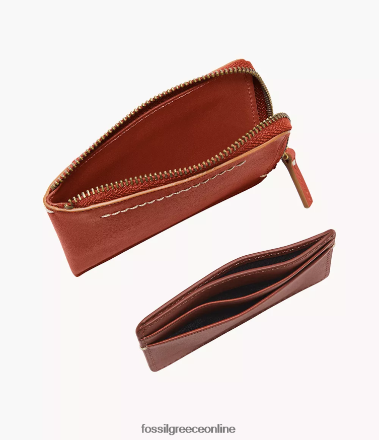 Fossil άνδρες θήκη με φερμουάρ westover l FVT06R1753 πορτοφόλι λυπηρό