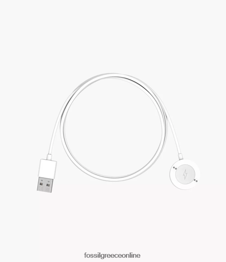 Fossil γυναίκες Γρήγορος φορτιστής smartwatch gen 6 FVT06R19 παρακολουθώ άσπρο