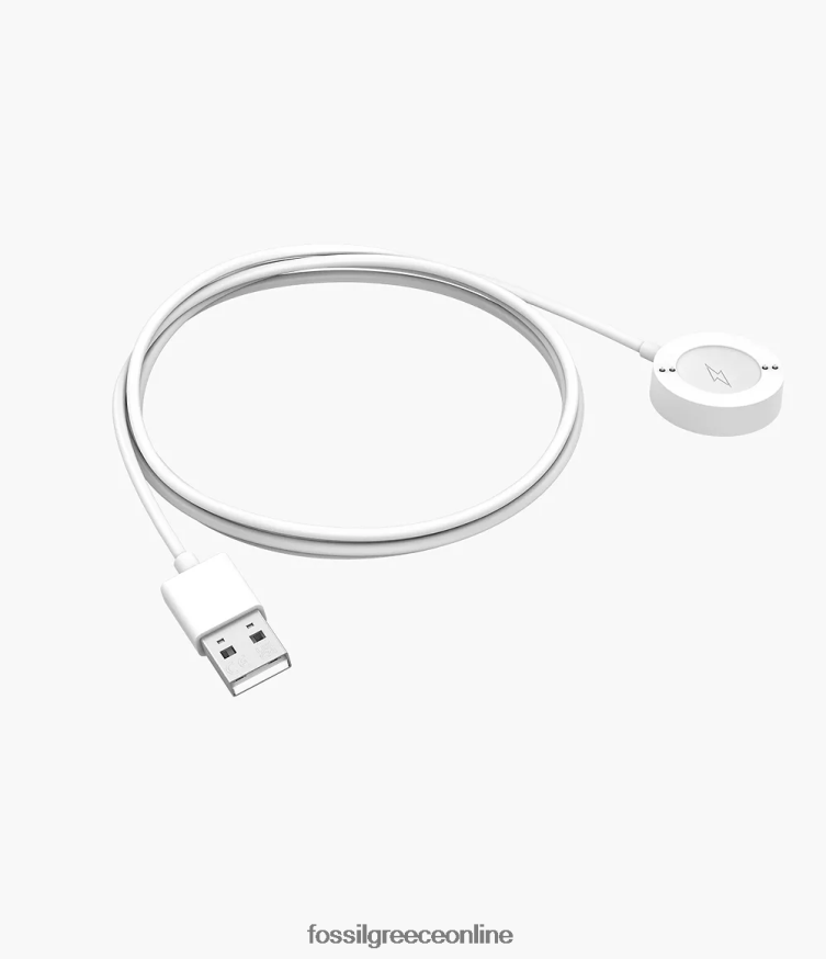Fossil γυναίκες Γρήγορος φορτιστής smartwatch gen 6 FVT06R19 παρακολουθώ άσπρο