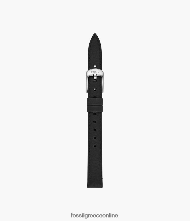 Fossil γυναίκες Δερμάτινο λουράκι 12mm litehide FVT06R125 αξεσουάρ μαύρος