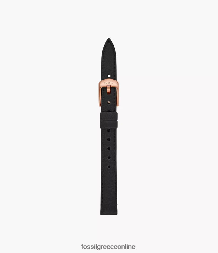 Fossil γυναίκες Δερμάτινο λουράκι 12mm litehide FVT06R126 αξεσουάρ μαύρος