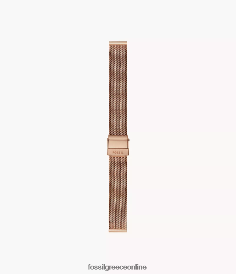 Fossil γυναίκες Βραχιόλι 14mm από ατσάλι FVT06R128 αξεσουάρ ροζ-χρυσός τόνος