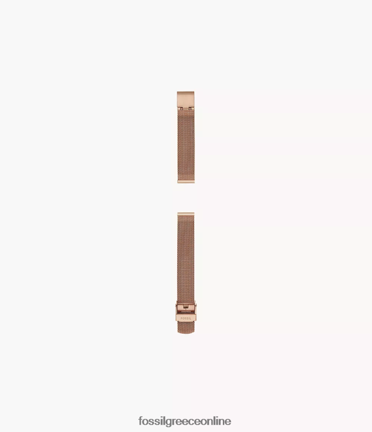 Fossil γυναίκες Βραχιόλι 14mm από ατσάλι FVT06R128 αξεσουάρ ροζ-χρυσός τόνος
