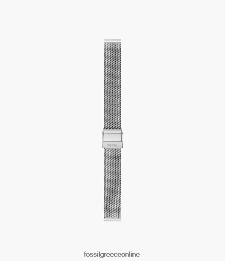 Fossil γυναίκες Βραχιόλι 14mm από ατσάλι FVT06R129 αξεσουάρ ασήμι