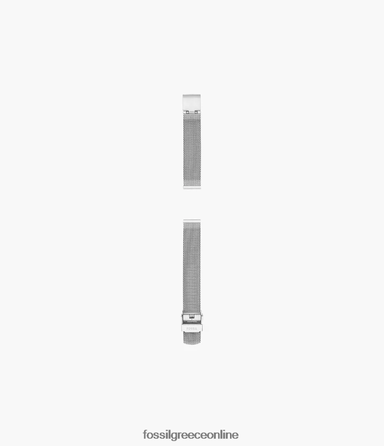Fossil γυναίκες Βραχιόλι 14mm από ατσάλι FVT06R129 αξεσουάρ ασήμι