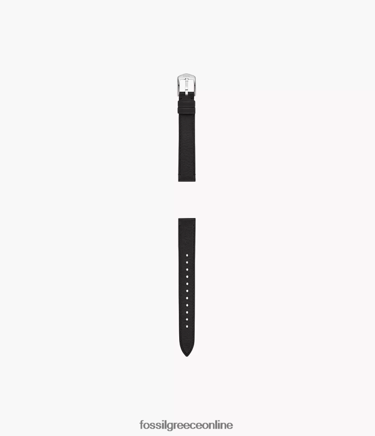 Fossil γυναίκες Δερμάτινο λουράκι 14mm litehide FVT06R132 αξεσουάρ μαύρος