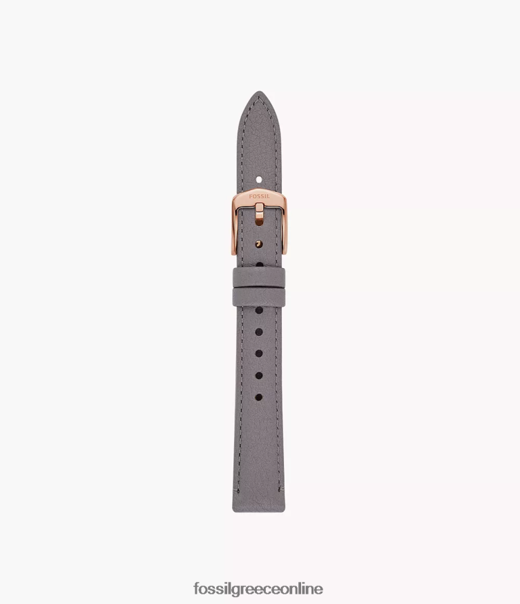 Fossil γυναίκες Δερμάτινο λουράκι 14mm litehide FVT06R280 αξεσουάρ γκρί