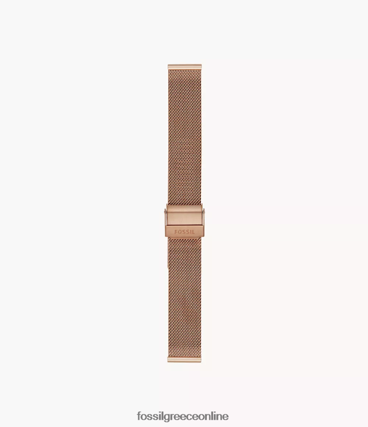 Fossil γυναίκες Βραχιόλι από ατσάλι 16mm FVT06R134 αξεσουάρ ροζ χρυσός τόνος