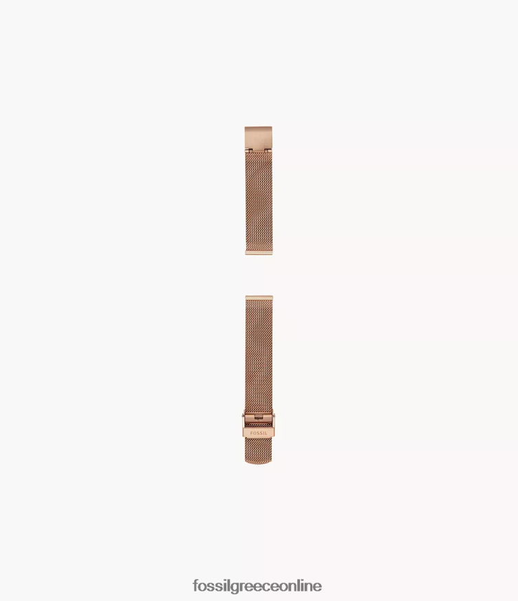 Fossil γυναίκες Βραχιόλι από ατσάλι 16mm FVT06R134 αξεσουάρ ροζ χρυσός τόνος