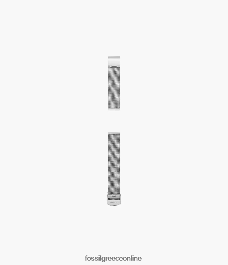 Fossil γυναίκες Βραχιόλι από διχτυωτό ατσάλι 16mm FVT06R135 αξεσουάρ ασήμι