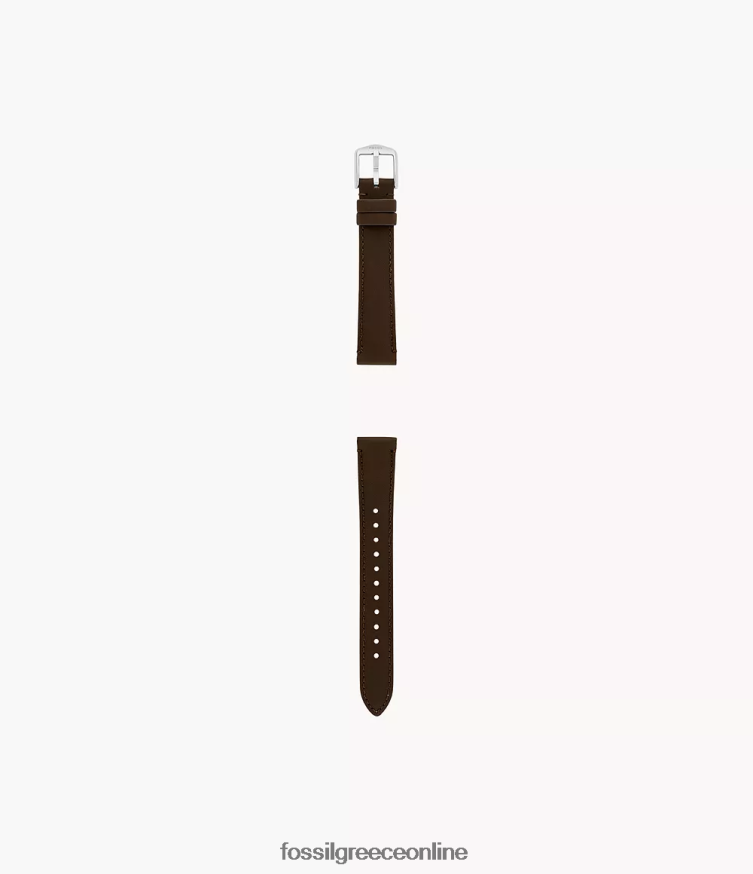 Fossil γυναίκες Δερμάτινο λουράκι ρολογιού 16mm FVT06R261 αξεσουάρ εσπρέσο