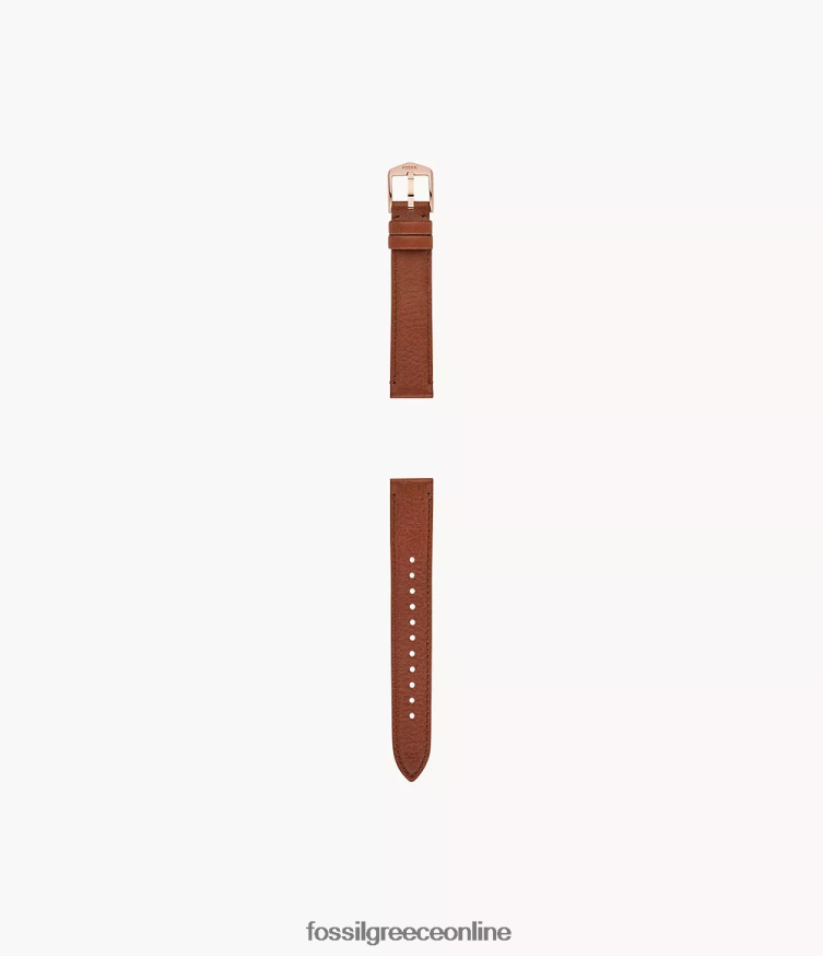 Fossil γυναίκες Δερμάτινο λουράκι 16mm litehide FVT06R137 αξεσουάρ μέτριο καφέ