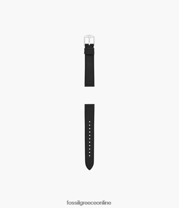 Fossil γυναίκες Δερμάτινο λουράκι 16mm litehide FVT06R139 αξεσουάρ μαύρος