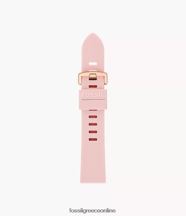 Fossil γυναίκες Λουράκι σιλικόνης 20mm FVT06R157 αξεσουάρ κοκκινίζω