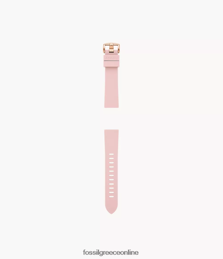 Fossil γυναίκες Λουράκι σιλικόνης 20mm FVT06R157 αξεσουάρ κοκκινίζω