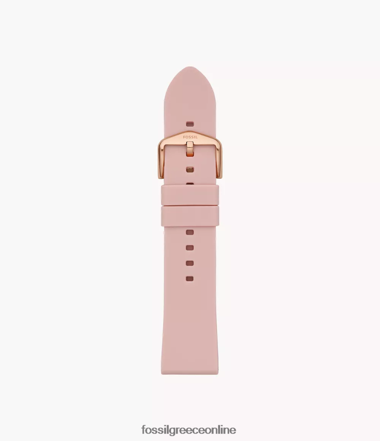 Fossil γυναίκες Λουράκι σιλικόνης 22mm FVT06R165 αξεσουάρ κοκκινίζω