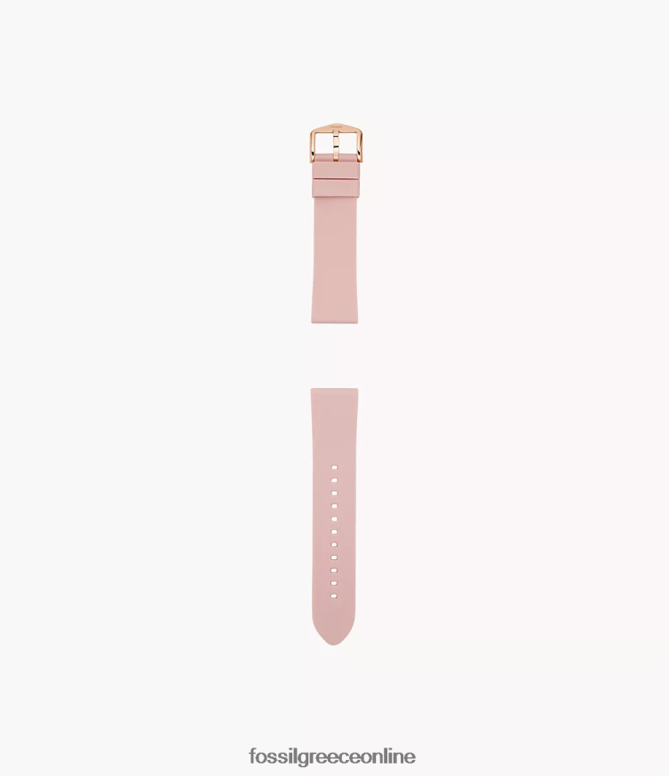 Fossil γυναίκες Λουράκι σιλικόνης 22mm FVT06R165 αξεσουάρ κοκκινίζω