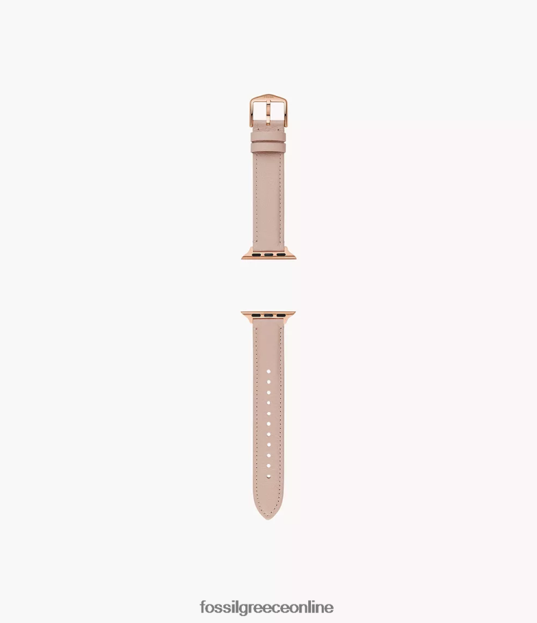 Fossil γυναίκες Δερμάτινο λουράκι 38mm/40mm/41mm για ρολόι Apple FVT06R167 αξεσουάρ κοκκινίζω