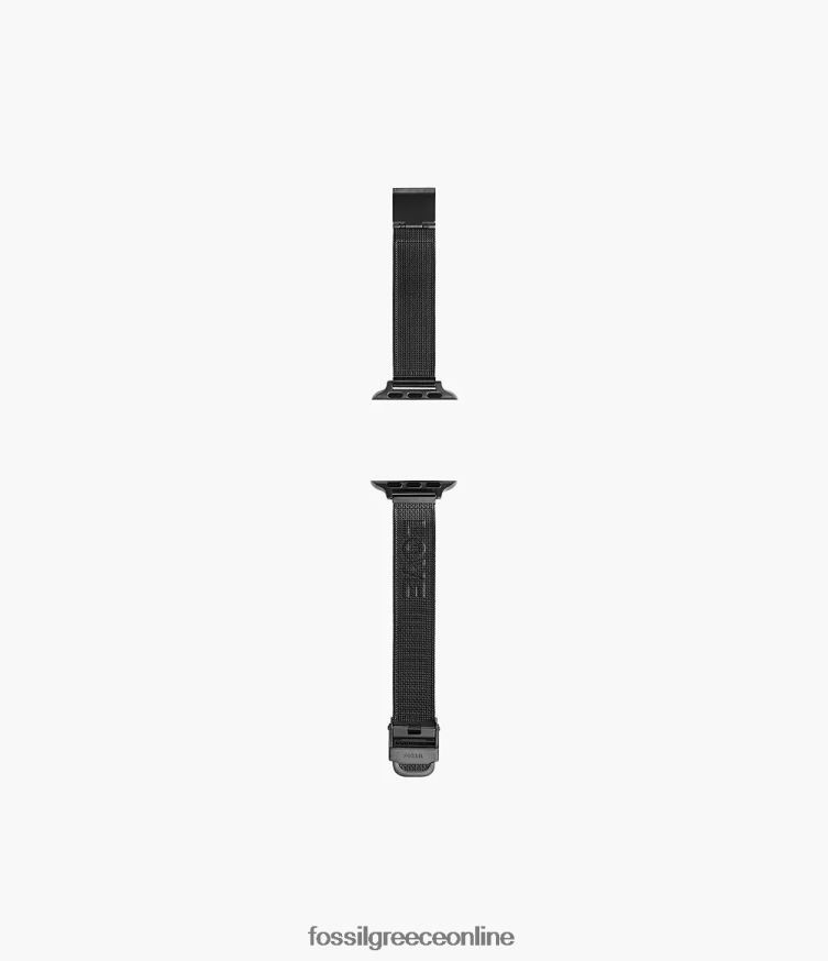 Fossil γυναίκες Διχτυωτή ταινία 38mm/40mm/41mm από ανοξείδωτο χάλυβα για ρολόι Apple FVT06R272 αξεσουάρ μαύρος