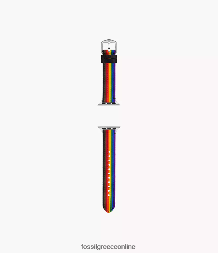 Fossil γυναίκες Ζώνη rpet 38mm/40mm/41mm για ρολόι Apple FVT06R243 αξεσουάρ ΟΥΡΑΝΙΟ ΤΟΞΟ