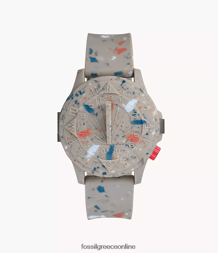 STAPLE x Fossil άνδρες Αυτόματο ρολόι σιλικόνης περιορισμένης έκδοσης FVT06R1596 παρακολουθώ αμμόπετρα