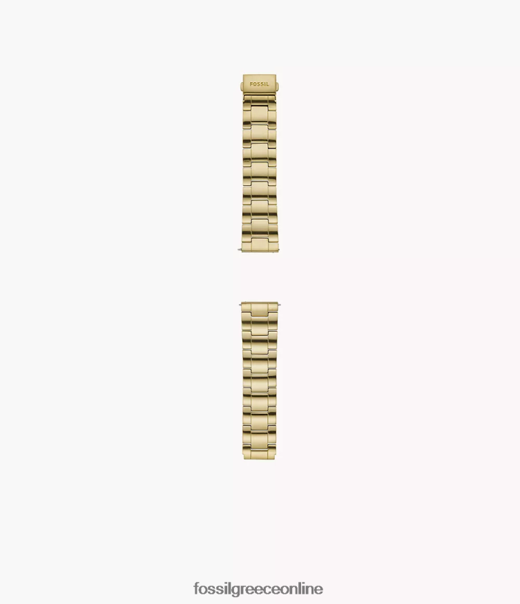 Fossil άνδρες Βραχιόλι από ανοξείδωτο ατσάλι 22 χιλιοστών τριών σειρών FVT06R1601 αξεσουάρ χρυσός τόνος