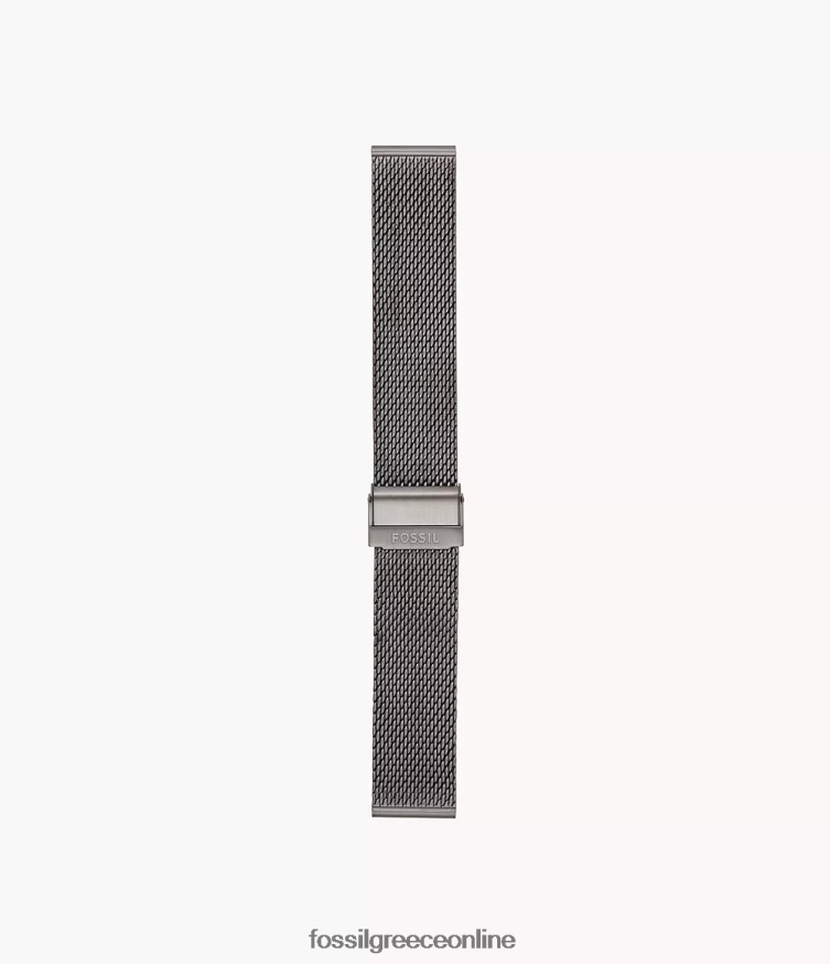 Fossil άνδρες Βραχιόλι από ατσάλι δικτυωτό 22mm FVT06R1472 αξεσουάρ καπνός