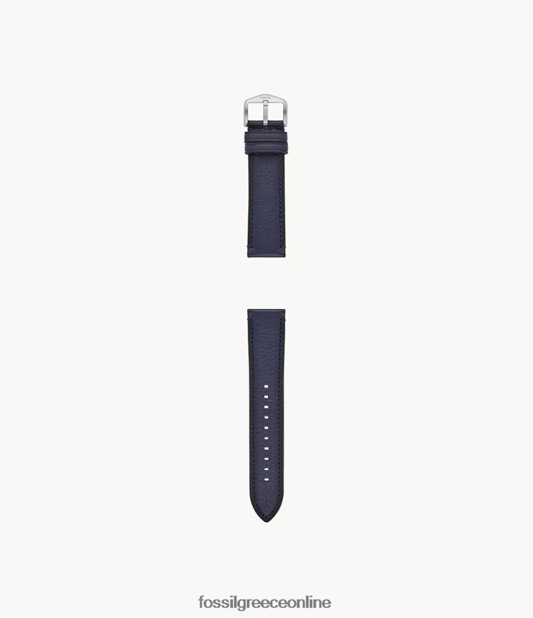 Fossil άνδρες Δερμάτινο λουράκι 22mm litehide FVT06R1484 αξεσουάρ ΠΟΛΕΜΙΚΟ ΝΑΥΤΙΚΟ