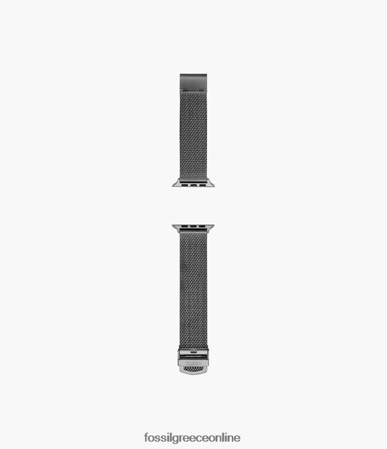 Fossil άνδρες Λωρίδα από ανοξείδωτο ατσάλι 42mm/44mm/45mm για ρολόι Apple FVT06R1499 αξεσουάρ καπνός