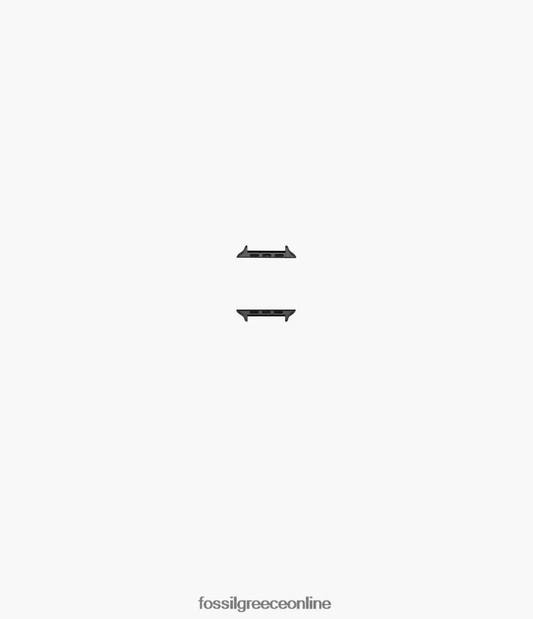 Fossil άνδρες Σύνδεσμος ταινίας από ανοξείδωτο χάλυβα 42mm/44mm/45mm για ρολόι Apple FVT06R1504 αξεσουάρ μαύρος