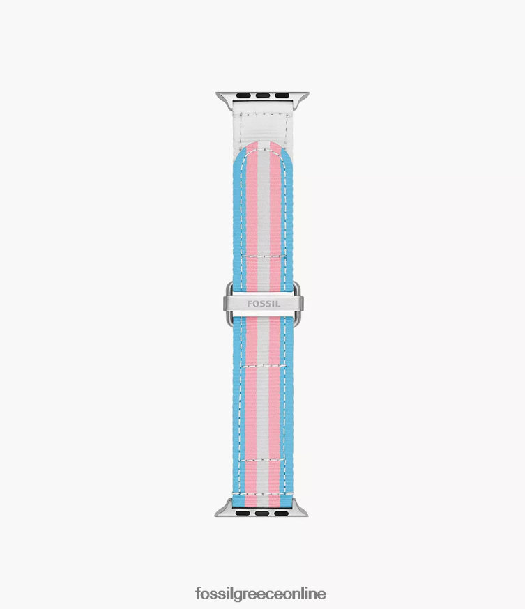 Fossil άνδρες Ζώνη rpet 42mm/44mm/45mm για ρολόι Apple FVT06R1502 αξεσουάρ πολύχρωμο