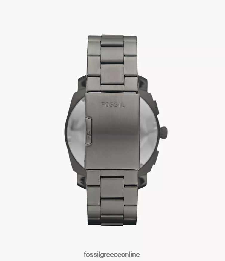 Fossil άνδρες ρολόι χρονογράφου μηχανής από ανοξείδωτο ατσάλι FVT06R1353 παρακολουθώ καπνός