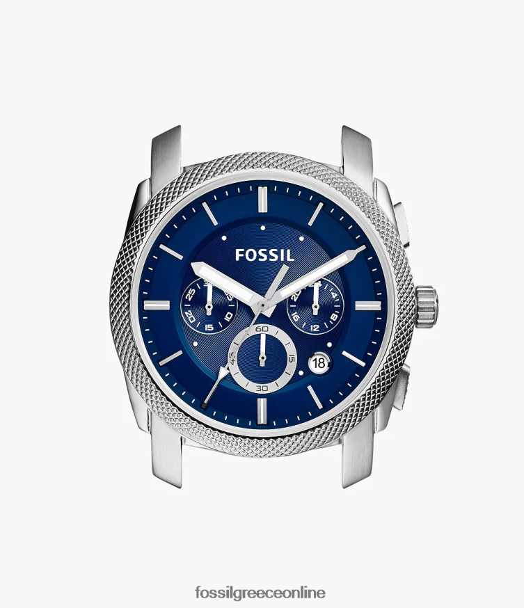 Fossil άνδρες θήκη χρονογράφου μηχανής από ανοξείδωτο χάλυβα FVT06R2044 αξεσουάρ μπλε