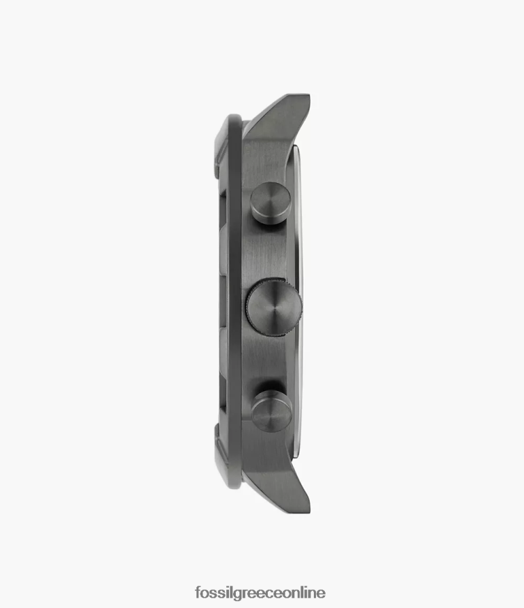 Fossil άνδρες Θήκη ρολογιού από ανοξείδωτο ατσάλι χρονογράφος bronson FVT06R1389 αξεσουάρ καπνός