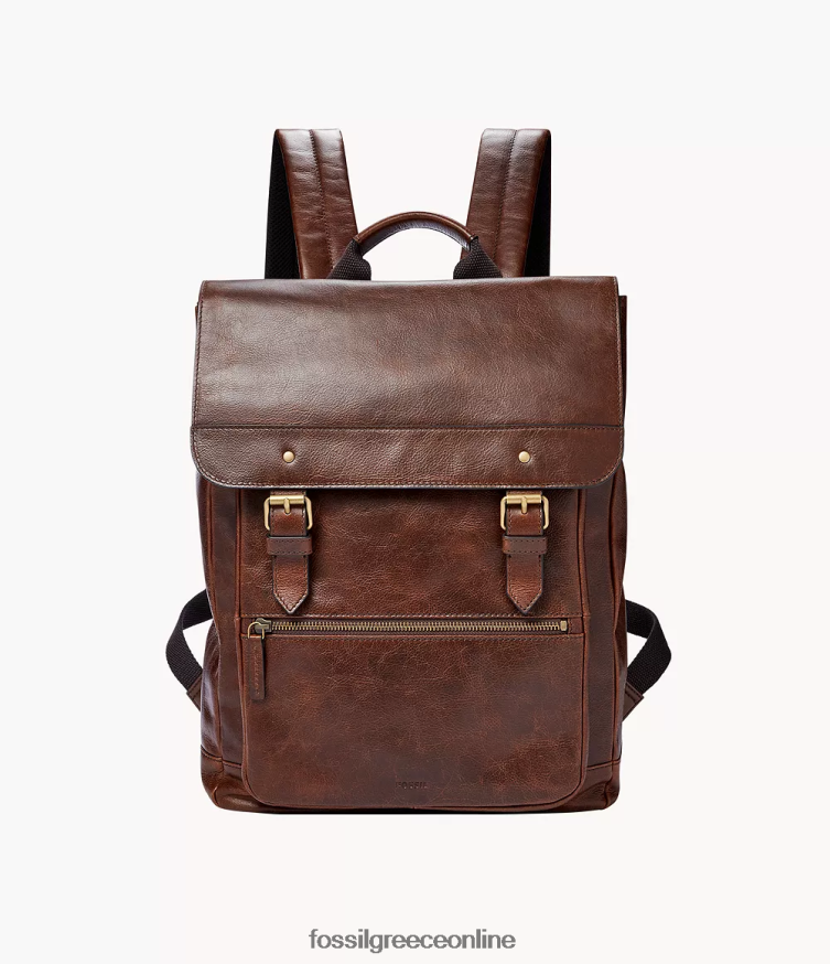 Fossil γυναίκες σακίδιο πλάτης μιλίων FVT06R1637 τσάντα σκούρο καφέ