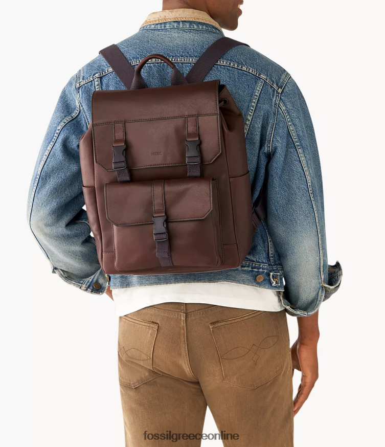 Fossil γυναίκες σακίδιο γουέστον FVT06R1644 τσάντα σκούρο καφέ