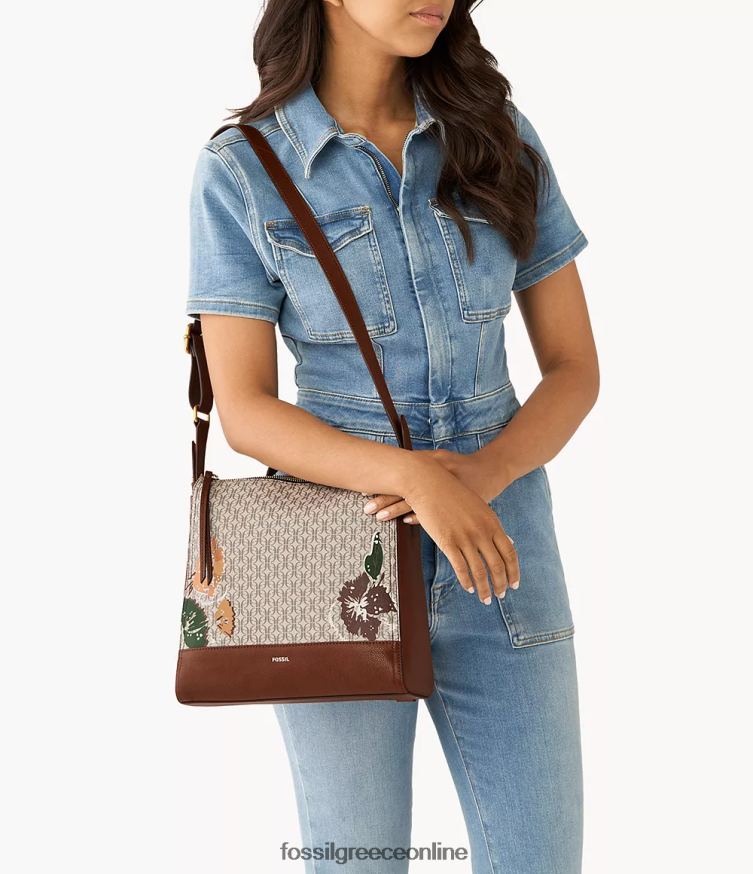 Fossil γυναίκες Ελίνα μικρό μετατρέψιμο σακίδιο FVT06R405 τσάντα βυρσοδέψω