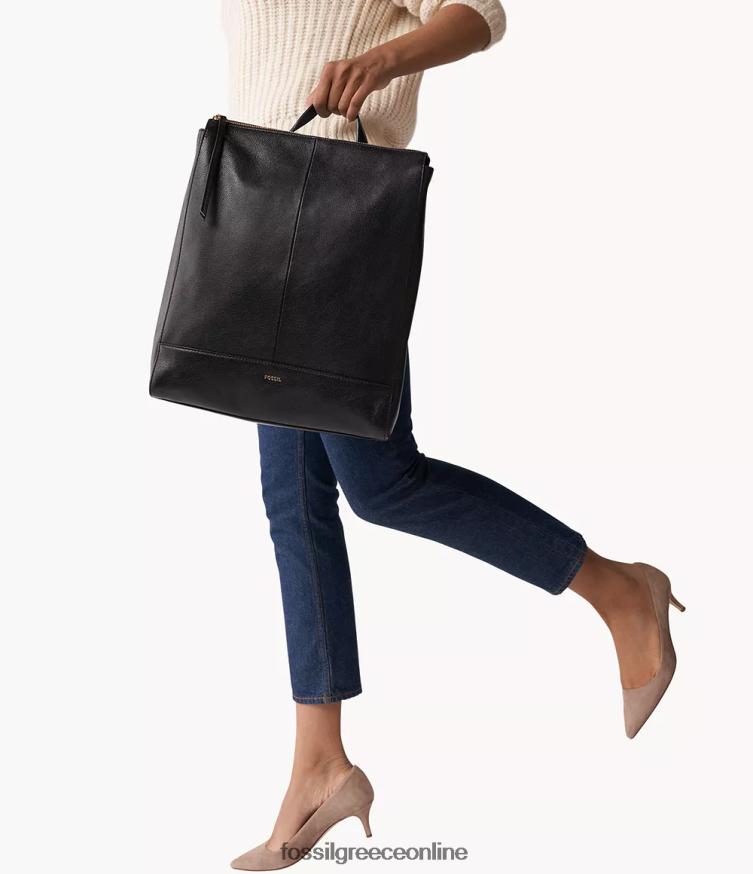 Fossil γυναίκες ελίνα κάμπριο σακίδιο FVT06R416 τσάντα μαύρος