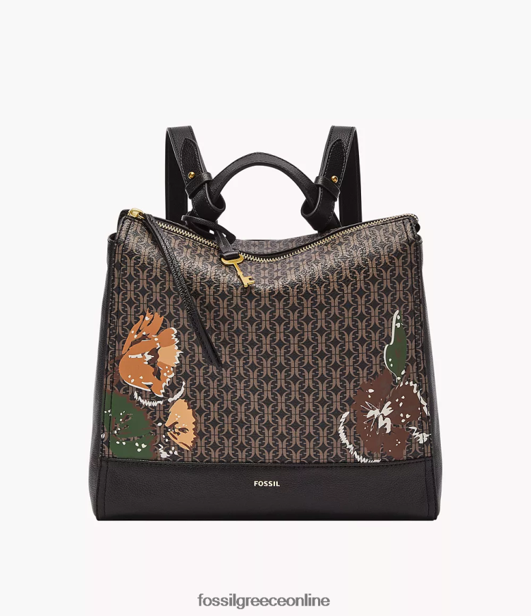 Fossil γυναίκες Ελίνα μικρό μετατρέψιμο σακίδιο FVT06R449 τσάντα μαύρος