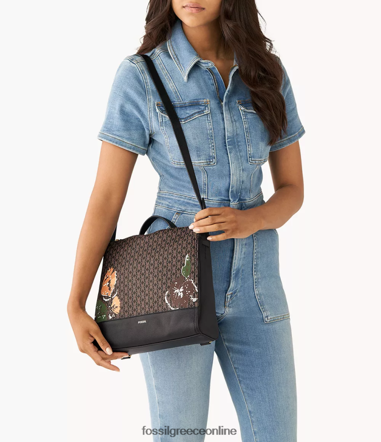 Fossil γυναίκες Ελίνα μικρό μετατρέψιμο σακίδιο FVT06R449 τσάντα μαύρος