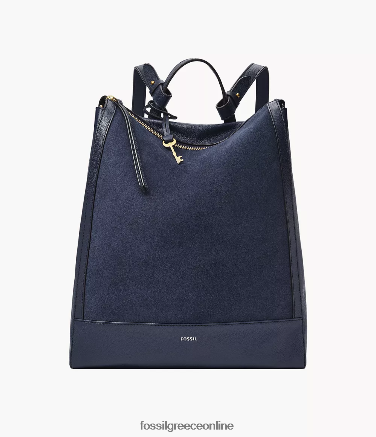 Fossil γυναίκες ελίνα κάμπριο σακίδιο FVT06R726 τσάντα ΠΟΛΕΜΙΚΟ ΝΑΥΤΙΚΟ