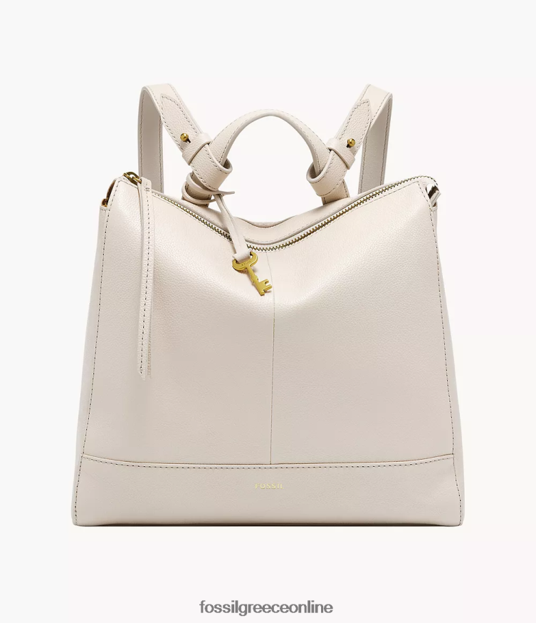Fossil γυναίκες ελίνα κάμπριο μικρό σακίδιο πλάτης FVT06R734 τσάντα άσπρο