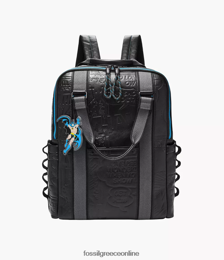 Fossil γυναίκες Σακίδιο πλάτης περιορισμένης έκδοσης batman παλαιού τύπου FVT06R1647 τσάντα μαύρος