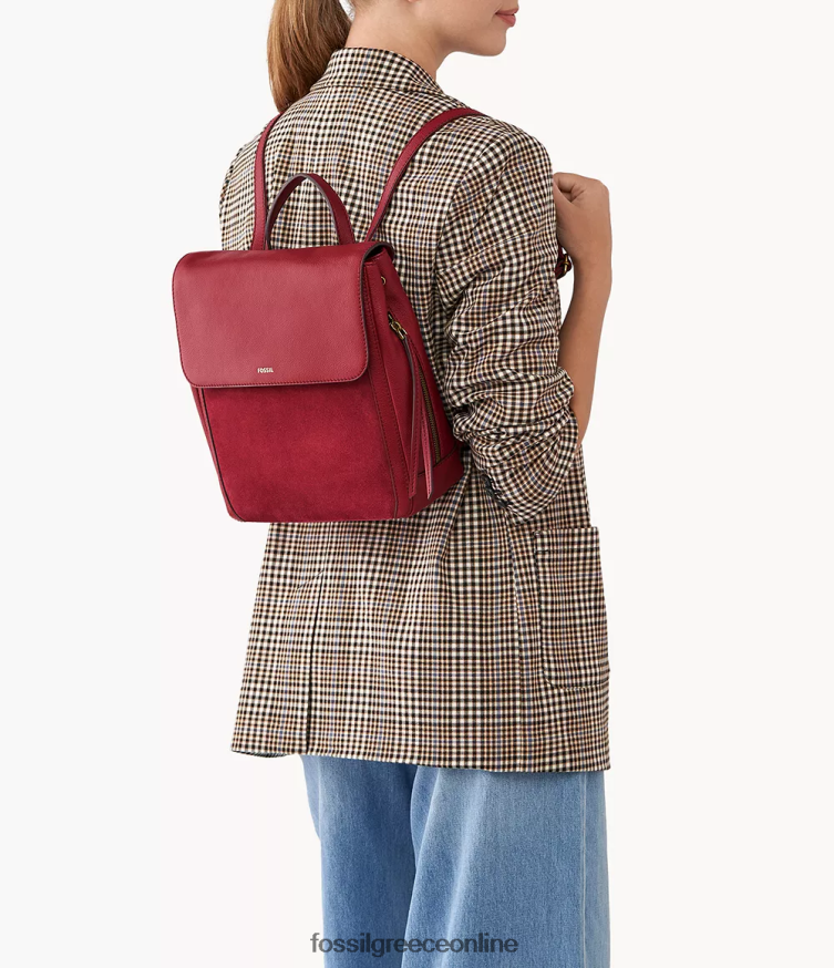Fossil γυναίκες σακίδιο claire FVT06R720 τσάντα το κόκκινο