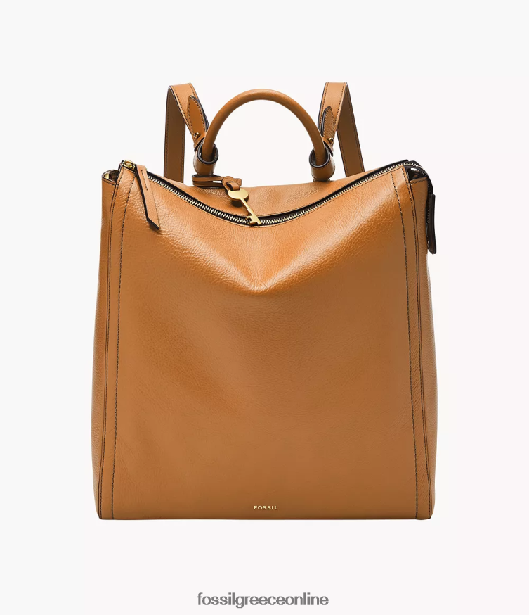 Fossil γυναίκες parker μεγάλο σακίδιο πλάτης FVT06R411 τσάντα καμήλα